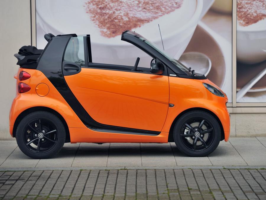  Smart ForTwo Cabrio Edition Nightorange (A451) 2011 года  (UK) (фото 5 из 12)